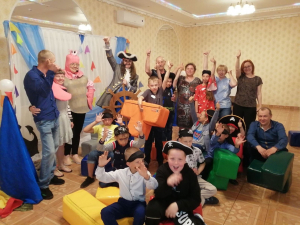 День рождения в стиле «пиратской вечеринки».