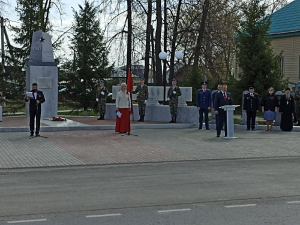 Митинг, посвященный Дню Победы в ВОВ
