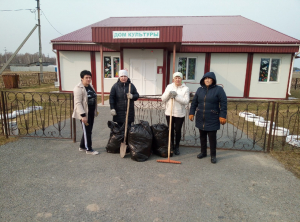Субботник в с.Новопетрово
