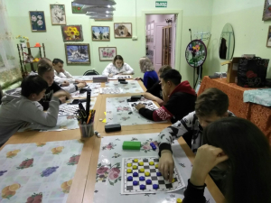 Шашечный турнир в Капустнике