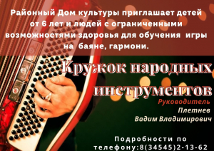 Кружок народных инструментов